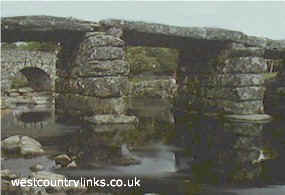 Post bridge Dartmoor